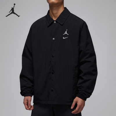 Nike/耐克正品JORDAN男士翻领宽松休闲梭织外套HF9354-010