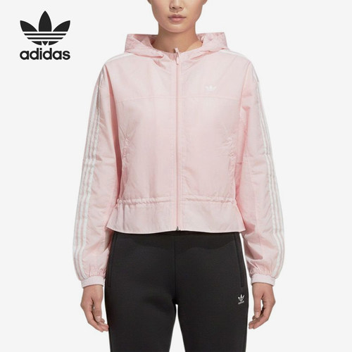 Adidas/阿迪达斯正品三叶草JGWVJKT新款儿童夹克外套KX7671