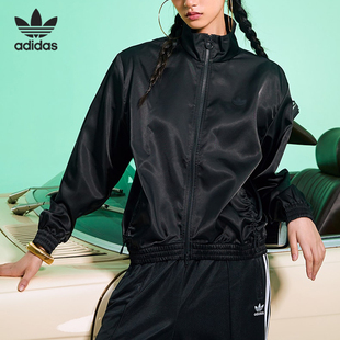 新款 Adidas 阿迪达斯官方正品 三叶草春季 女子运动夹克外套HF2111