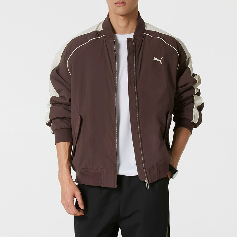 Puma/彪马官方正品T7Bomber防风棉服男女拉链休闲外套636859-13