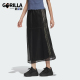 三条杠网纱中长款 Adidas 女士经典 新款 半身裙JN9986 阿迪达斯正品