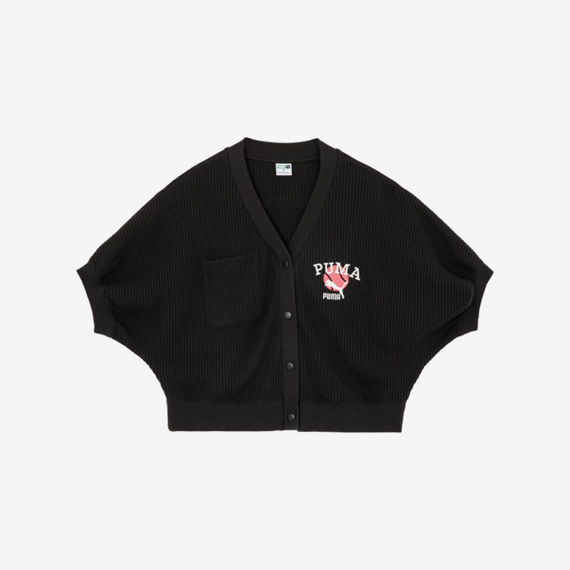 彪马正品女子休闲针织外套