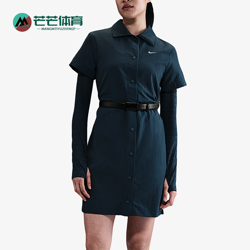 Nike/耐克正品Sportswear女士运动日常休闲透气连衣裙HJ1145-478