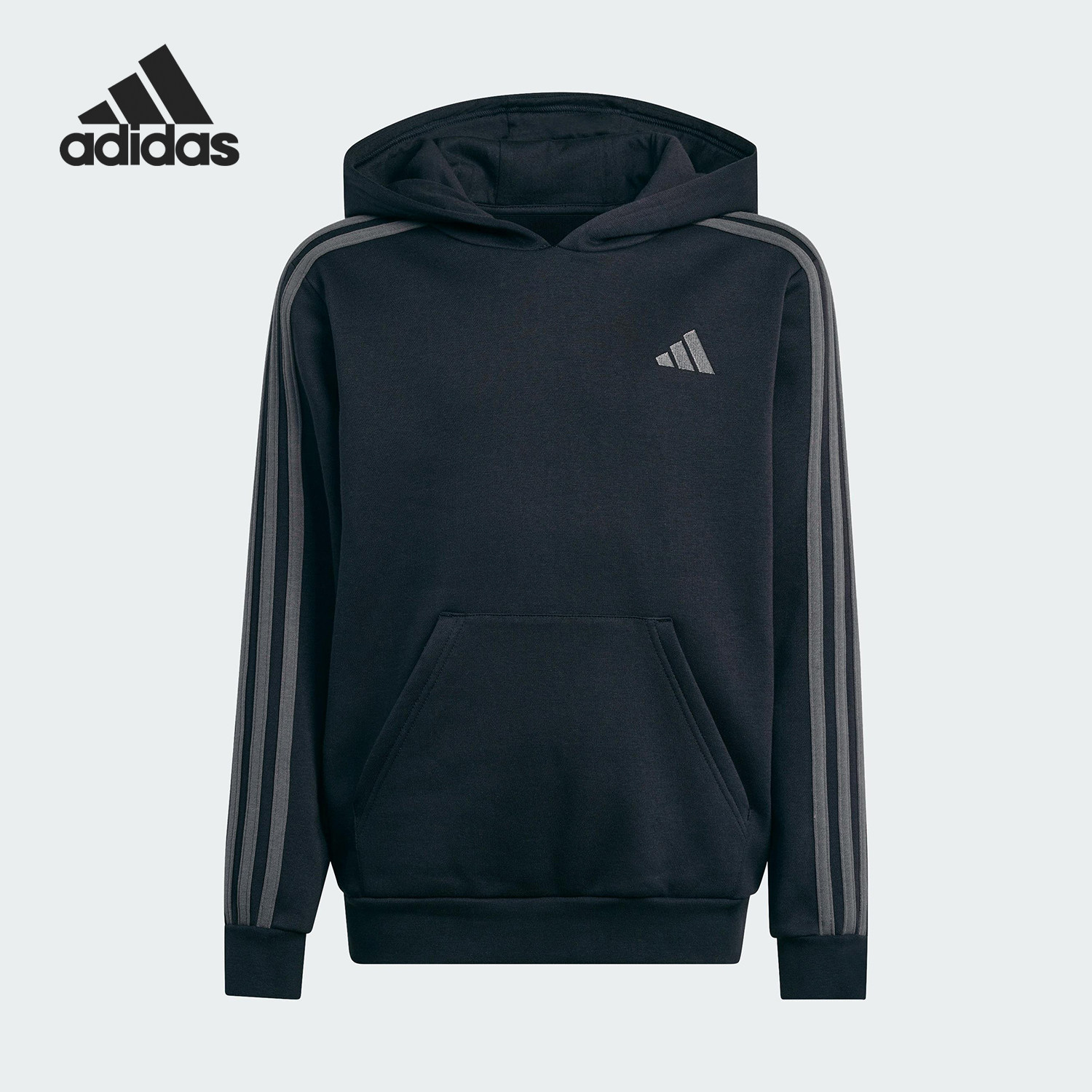 Adidas/阿迪达斯官方正品2025秋季款大童连帽套头运动卫衣JZ1249,童装/婴儿装/亲子装,卫衣/绒衫,淘宝优惠券,粉丝福利购,淘宝优惠卷