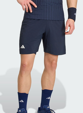Adidas/阿迪达斯正品新款男士藏蓝色网球经典透气运动短裤KB3441
