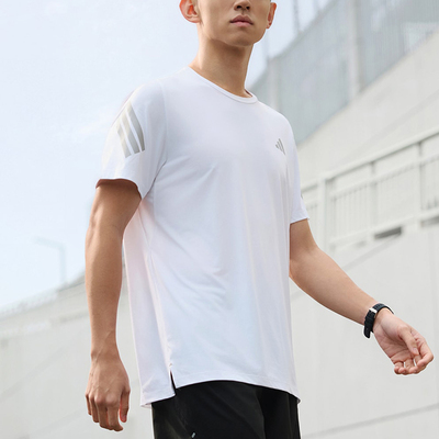 Adidas/阿迪达斯正品2026年新款男士耐磨经典亲肤短袖T恤JZ7695