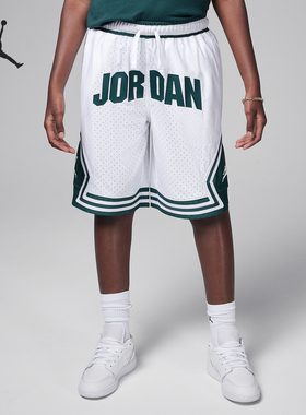Nike/耐克正品JORDAN大童宽松抽绳运动休闲短裤HQ7112-100