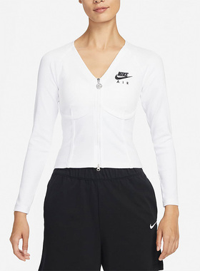 Nike/耐克正品Sportswear 女子长袖运动透气紧身上衣 FD2377-100