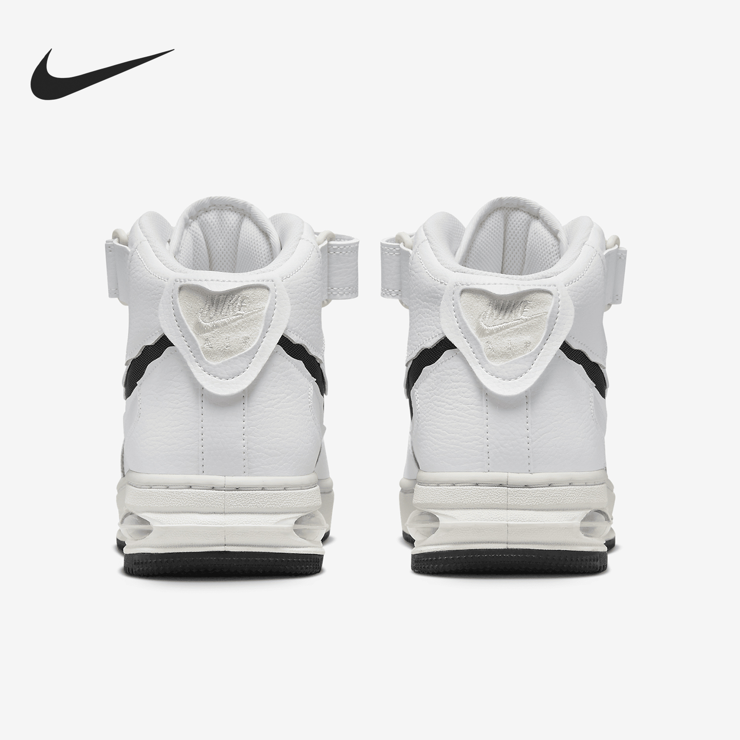 Nike/耐克正品Air Force 1男士气垫中帮魔术贴板鞋FB1374-101