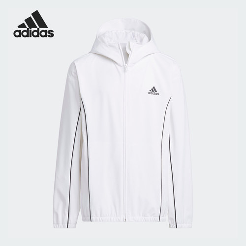 Adidas/阿迪达斯正品JK ST WV JKT儿童宽松连帽外套IQ1293