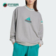 复古反光系列长袖 Adidas 男士 新款 卫衣JP0190 阿迪达斯正品