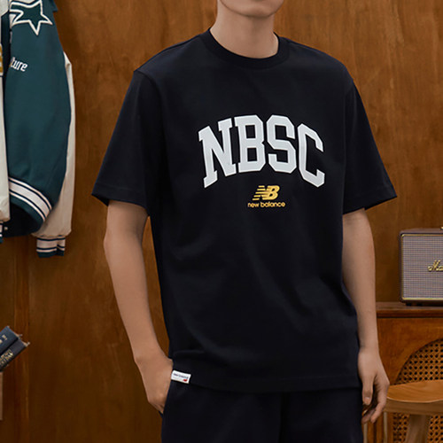 New Balance/NB正品夏季新款男子经典休闲运动短袖T恤5ED25373-BK