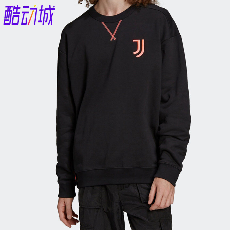 Adidas/阿迪达斯正品春季新款男子尤文足球圆领卫衣H67143