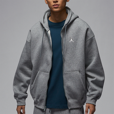 Nike/耐克正品Jordan男士拉链开襟加绒连帽夹克IB7232-091