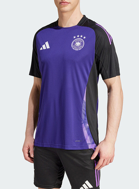 Adidas/阿迪达斯正品德国队足球男士训练运动短袖球衣IP8245