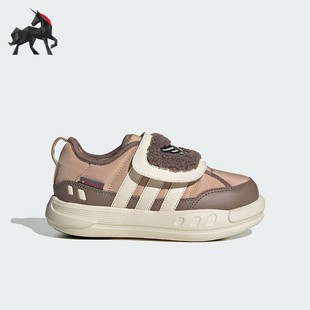 Adidas PUFFY SKIPPER小童低帮运动耐磨休闲鞋 KJ3898 阿迪达斯正品