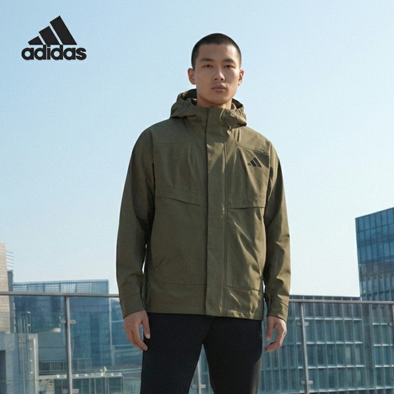 Adidas/阿迪达斯正品2025秋季款男士连帽耐穿日常外套KB7625,运动服/休闲服装,运动茄克/外套,淘宝优惠券,粉丝福利购,淘宝优惠卷
