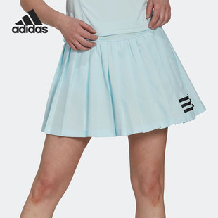 新款 Adidas 阿迪达斯官方正品 夏季 女子网球运动半身百褶裙HN6189