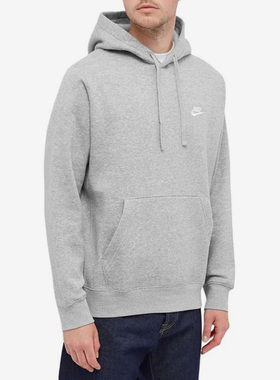 Nike/耐克正品Sportswear Club情侣款纯色连帽卫衣BV2654-063