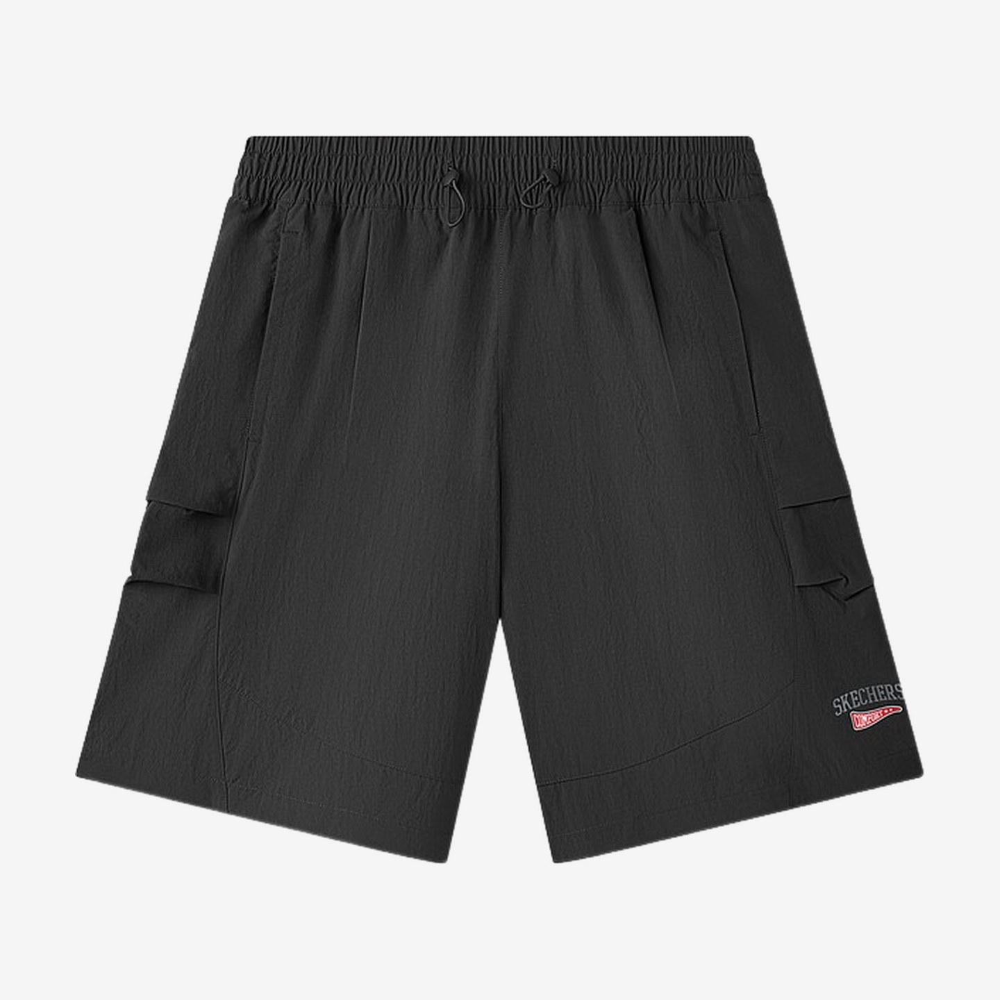 Skechers斯凯奇正品男透气宽松抽绳运动中长裤/短裤L225M090-0018
