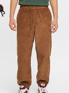 Nike/耐克正品新款男女宽松运动灯芯绒长裤FV7396-281