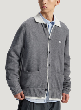 Adidas/阿迪达斯正品年新款男女款经典休闲舒适针织夹克KS2907