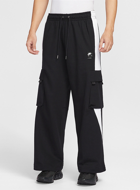 Nike/耐克正品2025秋季款男士休闲针织直筒工装长裤HQ9465-010