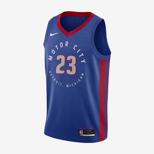 Nike/耐克正品20-21赛季底特律活塞队男子篮球球衣CN1727-499