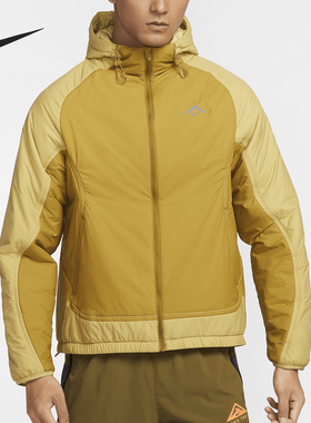 Nike/耐克官方正品新款男士越野跑步拼接保暖跑步棉服FZ0004-716
