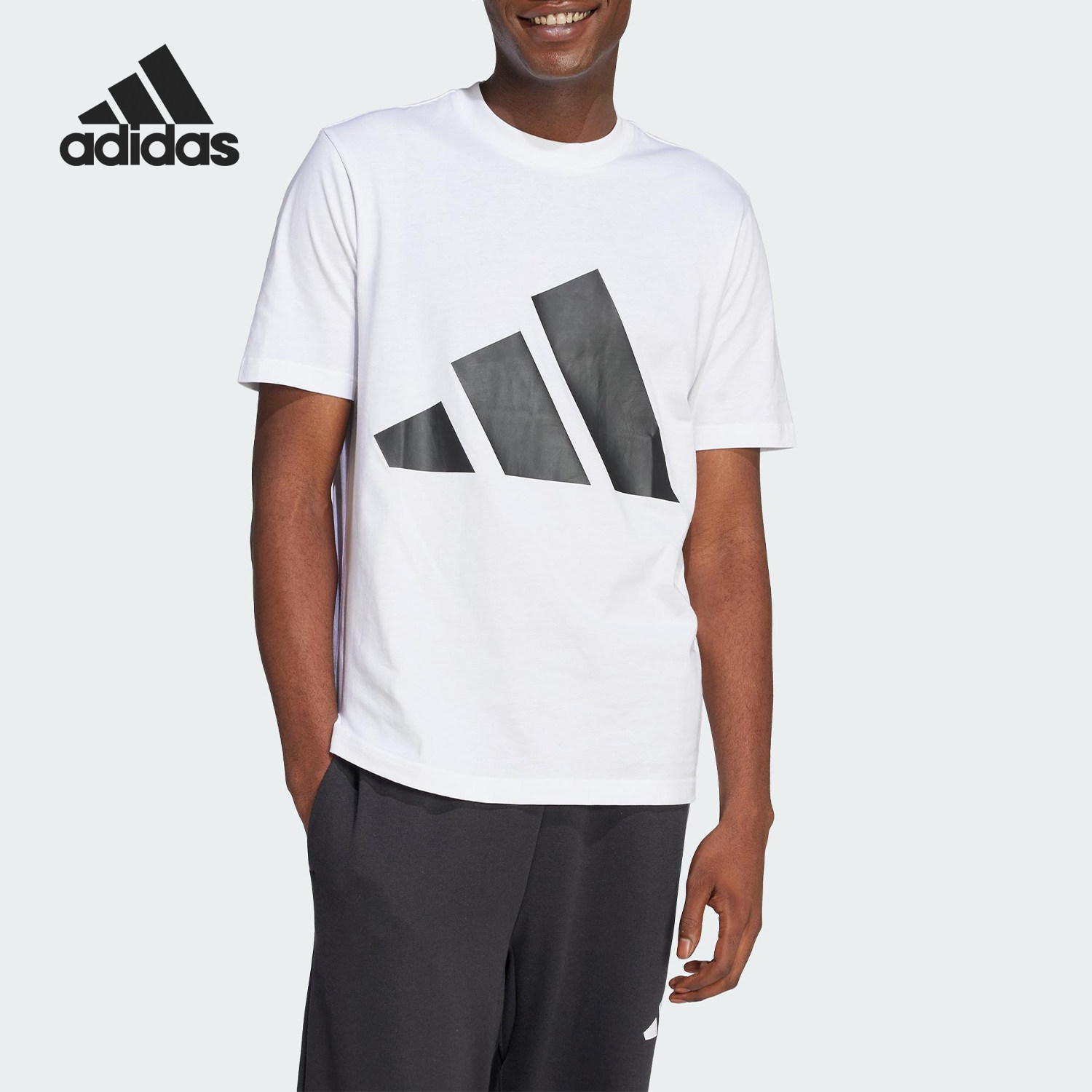Adidas/阿迪达斯官方正品夏季新款男士时尚简约运动短袖T恤JE8943,运动服/休闲服装,运动T恤,淘宝优惠券,粉丝福利购,淘宝优惠卷