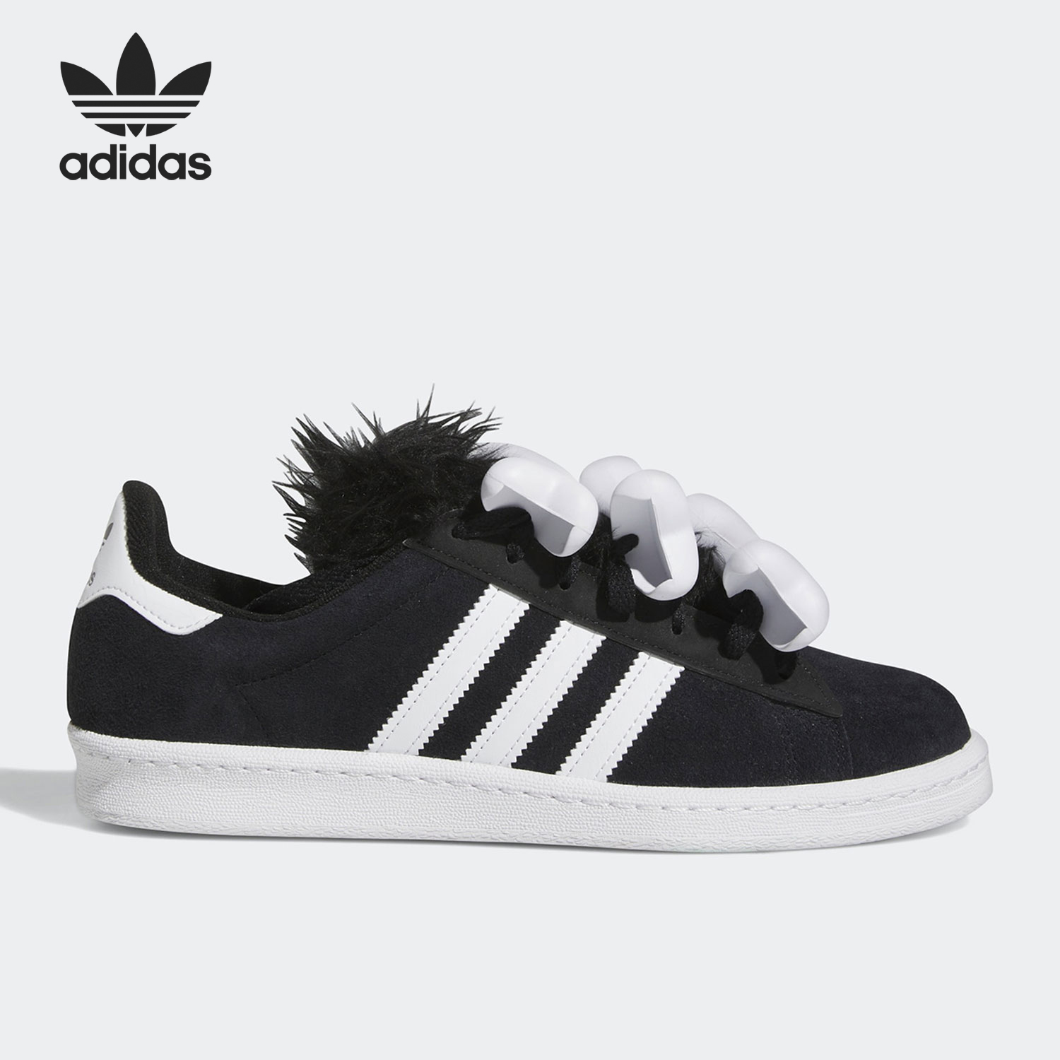 阿迪达斯男女耐磨运动板鞋