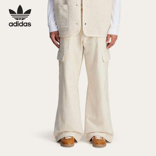 Adidas/阿迪达斯正品三叶草男女简约休闲工装运动裤JE5973