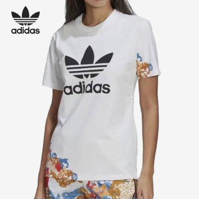 阿迪达斯女子休闲运动短袖T恤