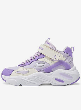 Skechers/斯凯奇正品冬季款女童魔术贴简约时尚运动休闲鞋319250L