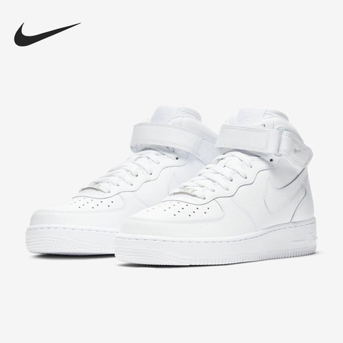 Nike/耐克正品AIR FORCE 1女士空一号高帮板鞋DD9625-100
