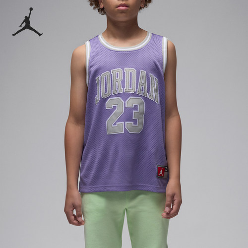 Nike/耐克正品JORDAN大童圆领篮球运动网眼透气背心DO1968-548