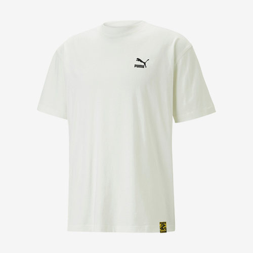 Puma/彪马短袖男女同款印花圆领新款运动服透气T恤620702-65