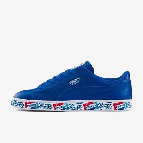 PUMA彪马正品PEPSIxBasket男女同款串标Logo低帮板鞋368463-01