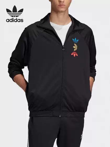 Adidas/Adidas Genuine Clover Spring New Men's Casual Sports Jacket Fs7323