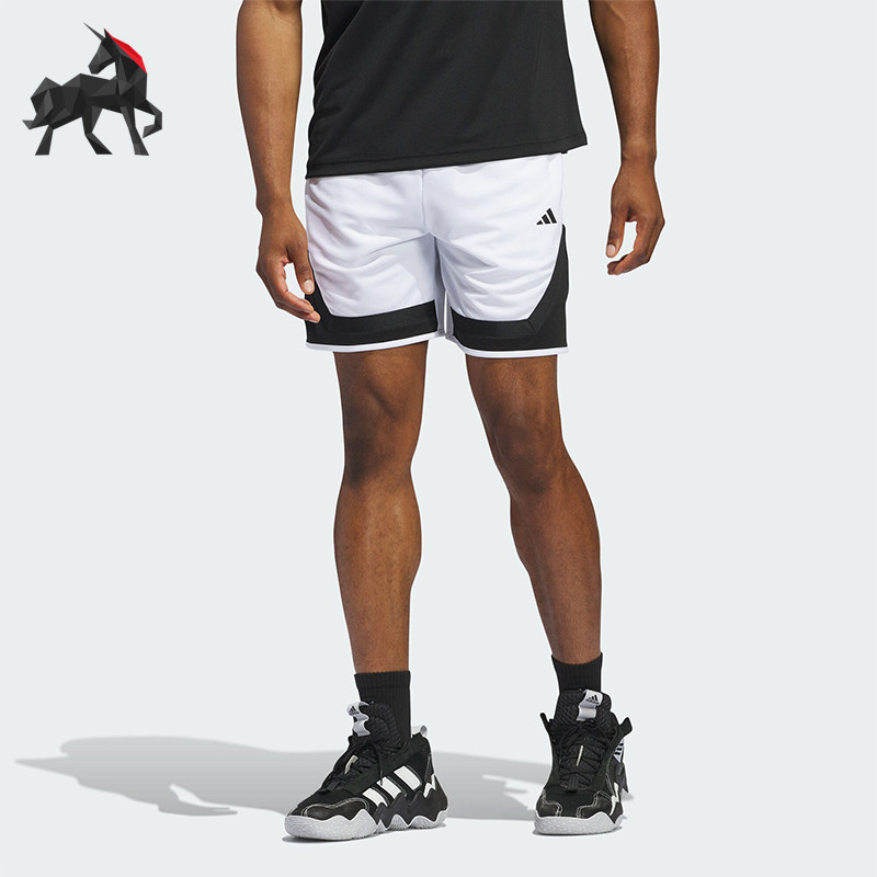 Adidas/阿迪达斯正品PRO BLOCK SHORT男子运动篮球短裤IX1849