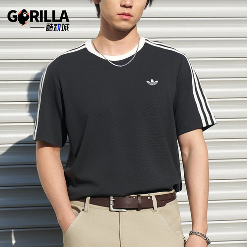 Adidas/阿迪达斯正品三叶草CALIT-SHIRTS新款经典短袖T恤KX7991