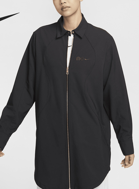 Nike/耐克正品Naomi Osaka女士保暖休闲长款外套FV7805-010