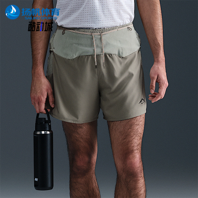 Nike/耐克正品2025男士运动印花拼接透气耐穿跑步短裤HJ3572-320