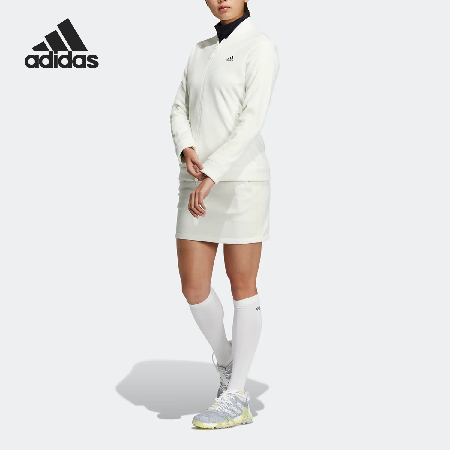 Adidas/阿迪达斯官方正品秋季新款女子运动长袖短裙套装HG8273