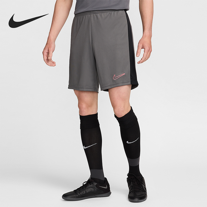 Nike/耐克正品2025 Dri-FIT男士刺绣运动足球训练短裤DV9743-069