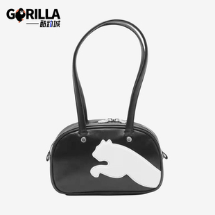 Puma/彪马正品保龄球包新款女黑暖白色时尚经典单肩包092846-03