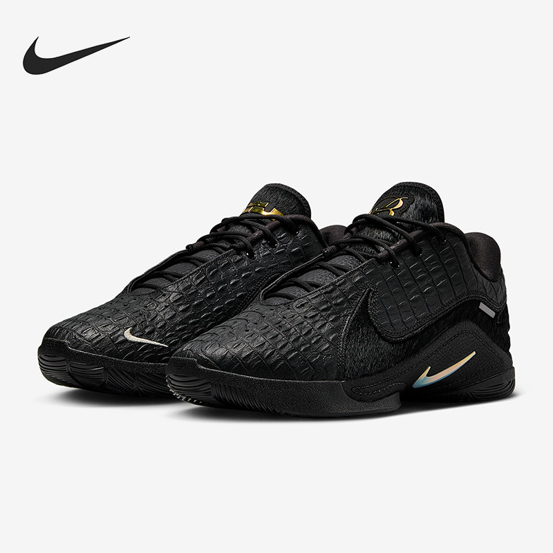 Nike/耐克正品JORDAN新款男黑金色实战赛场经典篮球鞋IB3865-001