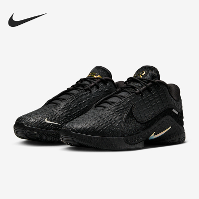 Nike/耐克正品JORDAN新款男黑金色实战赛场经典篮球鞋IB3865-001