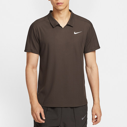 Nike/耐克CourtSlamDri-FIT休闲网球经典短袖Polo衫HM6753-237