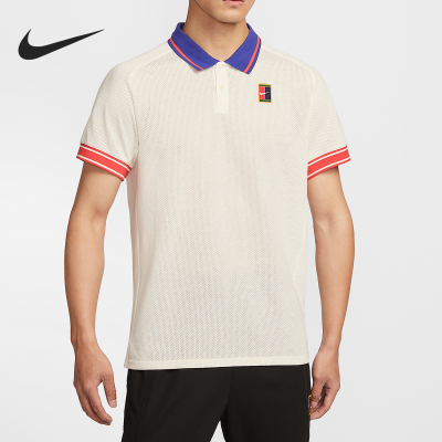 Nike/耐克正品Court Heritage男士网球经典短袖POLO衫FQ2102-110
